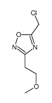 5-(chloromethyl)-3-(2-methoxyethyl)-1,2,4-oxadiazole(SALTDATA: FREE) Structure