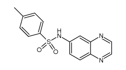 N-quinoxalin-6-yl-toluene-4-sulfonamide结构式