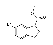 methyl 6-bromo-1-indanecarboxylic acid ester Structure