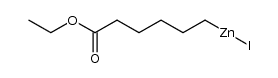 (6-ethoxy-6-oxohexyl)zinc(II) iodide结构式