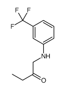 1-[3-(trifluoromethyl)anilino]butan-2-one Structure