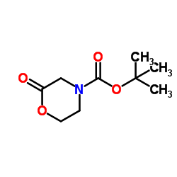 tert-butyl 2-oxomorpholine-4-carboxylate structure