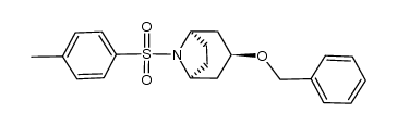 (1R,3s,5S)-3-(benzyloxy)-8-tosyl-8-azabicyclo[3.2.1]octane结构式