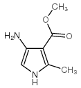 4-氨基-2-甲基-1H-吡咯-3-羧酸甲酯结构式