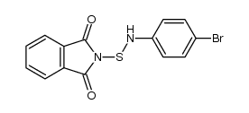 N-(4-bromophenylaminothio)phthalimide Structure