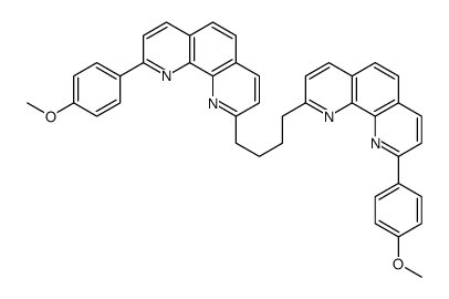 2-(4-methoxyphenyl)-9-[4-[9-(4-methoxyphenyl)-1,10-phenanthrolin-2-yl]butyl]-1,10-phenanthroline Structure