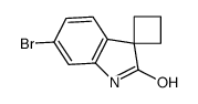 6'-溴螺[环丁烷-1,3'-吲哚啉]-2'-酮结构式