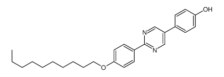 2-[4-(Decyloxy)-phenyl]-5-(4-hydroxyphenyl)-pyrimidine结构式