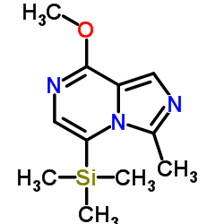 8-Methoxy-3-methyl-5-(trimethylsilyl)imidazo[1,5-a]pyrazine结构式