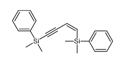 4-[dimethyl(phenyl)silyl]but-1-en-3-ynyl-dimethyl-phenylsilane Structure