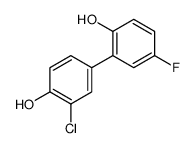 2-chloro-4-(5-fluoro-2-hydroxyphenyl)phenol结构式