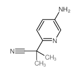 2-(5-氨基-2-吡啶基)-2-甲基丙腈结构式