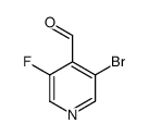 3-Bromo-5-fluoroisonicotinaldehyde structure