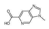 3-methyl-3H-imidazo[4,5-c]pyridine-6-carboxylic acid结构式