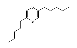 2,5-diamyl-1,4-dithiacyclohexa-2,5-diene Structure