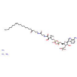 (10Z-十七碳烯酰基)辅酶A(铵盐)结构式