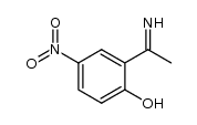 2(1-iminoethyl)-4-nitrophenol结构式