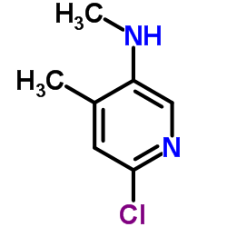 6-Chloro-N,4-dimethyl-3-pyridinamine结构式