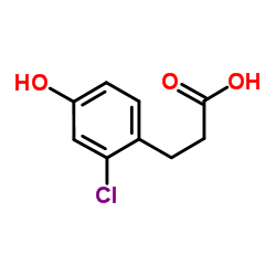 3-(2-Chloro-4-hydroxyphenyl)propionic acid picture