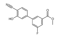 methyl 3-(4-cyano-3-hydroxyphenyl)-5-fluorobenzoate Structure