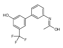 N-[3-[3-hydroxy-5-(trifluoromethyl)phenyl]phenyl]acetamide结构式