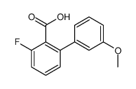 2-fluoro-6-(3-methoxyphenyl)benzoic acid Structure