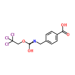 4-(N-TROC-AMINOMETHYL)BENZOIC ACID结构式