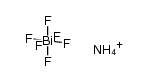 ammonium hexafluorobismate(V) Structure