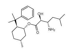 8-Phenylmenthyl (2S,3S)-3-Amino-2-hydroxy-5-methyl-hexanoate结构式