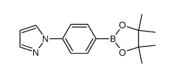 4-pyrazolyl-benzene boronic ester结构式