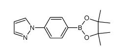 4-pyrazolyl-benzene boronic ester structure