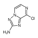8-氯-[1,2,4]三唑并[1,5-a]吡嗪-2-胺结构式