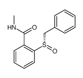 (S)-2-(benzylsulfinyl)-N-methylbenzamide结构式