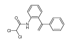 2,2-Dichloro-N-(o-(1-phenylethenyl)phenyl)acetamide结构式