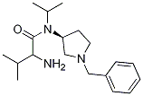 (S)-2-AMino-N-(1-benzyl-pyrrolidin-3-yl)-N-isopropyl-3-Methyl-butyraMide Structure