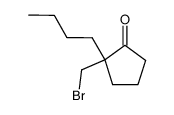 2-Butyl-2-(bromomethyl)cyclopentanone结构式
