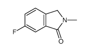 6-fluoro-2-methyl-3H-isoindol-1-one结构式