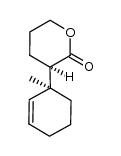 (R)-3-((S)-1-methylcyclohex-2-en-1-yl)tetrahydro-2H-pyran-2-one结构式