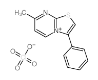 7-methyl-3-phenyl-[1,3]thiazolo[3,2-a]pyrimidin-4-ium,perchlorate结构式