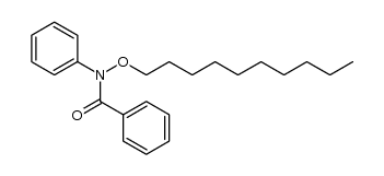 O-decyl-N-benzoyl-N-phenylhydroxylamine Structure