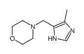 4-[(5-methyl-1H-imidazol-4-yl)methyl]morpholine结构式