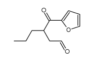 3-(2-furoyl)hexanal Structure