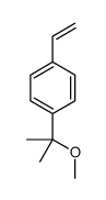 1-ethenyl-4-(2-methoxypropan-2-yl)benzene Structure