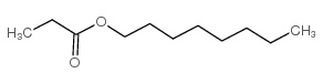 Propanoic acid, octylester Structure