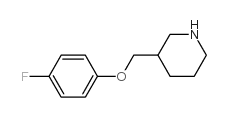 3-[(4-fluorophenoxy)methyl]piperidine Structure