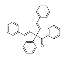 1,2,4-triphenyl-2-(2-phenylethenyl)but-3-en-1-one Structure