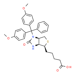 1′N-(4,4′-Dimethoxytrityl) Biotin Structure