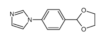 2-((4-Imidazol-1-yl)phenyl)-1,3-dioxolan picture