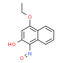 2-Naphthalenol,4-ethoxy-1-nitroso-(9CI) structure