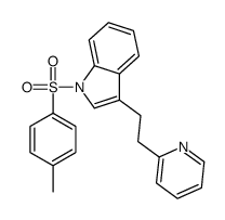 1-(4-methylphenyl)sulfonyl-3-(2-pyridin-2-ylethyl)indole Structure